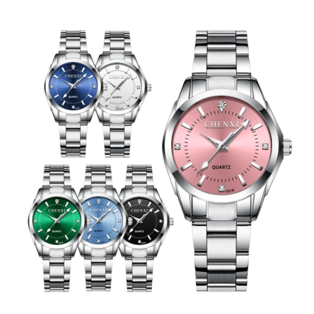 Women's Watch Simple Design Luxury Stainless Steel Women Gift for Ladies