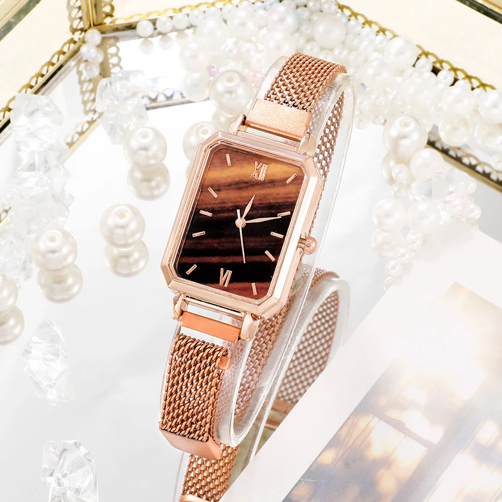 Women Watches Fashion Square Ladies