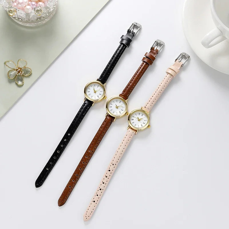 Women's Watches Small Round Girl's